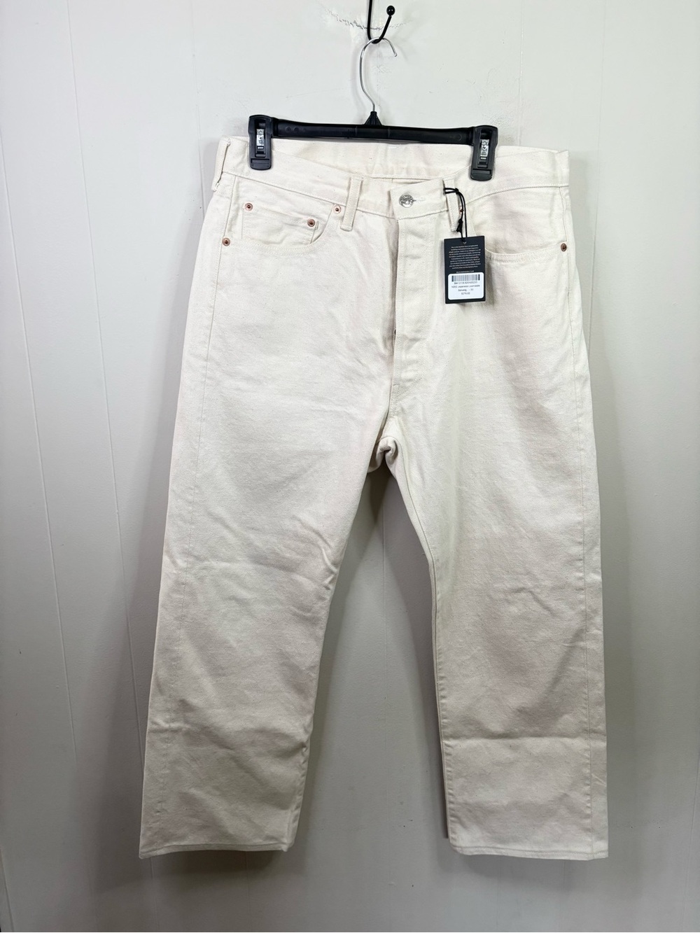 Buck Mason Japanese bookstore selvage full saddle jeans men’s size 33x28 new - Picture 4 of 11